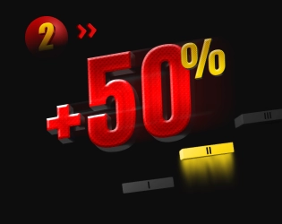 50% БОНУС НА ВТОРОЙ ДЕПОЗИТ